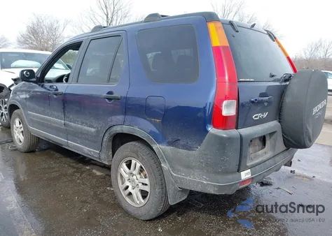 2002 Honda Cr-V Ex из США, поврежденный, VIN JHLRD78802C065613